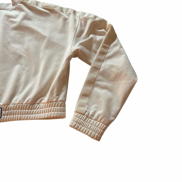 Alo Yoga Prizewinner Cropped Bomber Jacket | Bone Ivory | Size L - Picture 7 of 15
